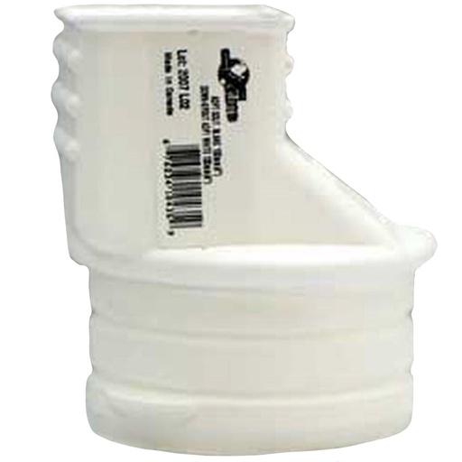 [10055642] SOLENO 1G004 DOWNSPOUT ADAPTER WHT 4"DIA 