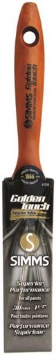 [10055714] SIMMS GOLDEN TOUCH WALL BRUSH NYLON/POLY 1-1/4"W