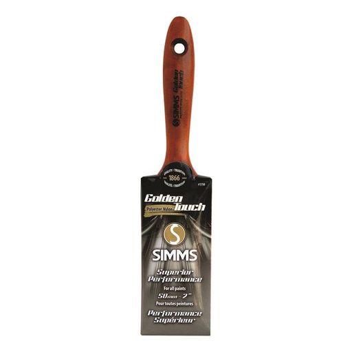 [10055716] SIMMS GOLDEN TOUCH WALL BRUSH NYLON/POLY 2"W