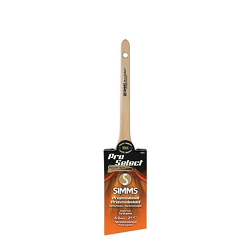 [10055740] SIMMS PRO-SELECT THIN ANGULAR SASH BRUSH, NYL/POLY BRISTLE, 2-5/8"L X 2-1/2"W