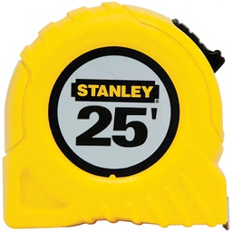 [10056038] STANLEY MEASURING TAPE 25FT ABS CASE YELLOW 30-455
