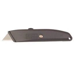 [192-101751] STANLEY UTILITY KNIFE 3&quot; RETRACTABLE CARBON STL BLADE PLASTIC HNDL BLK 10-175
