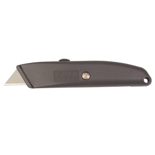 [10056142] STANLEY UTILITY KNIFE 3" RETRACTABLE CARBON STL BLADE PLASTIC HNDL BLK 10-175