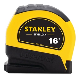 [10056196] DMB - STANLEY MEASURING TAPE ABS CASE BLK/YELLOW, 16'L