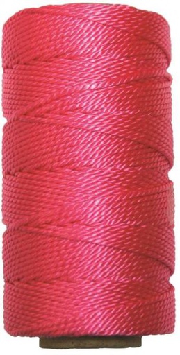 [10056778] BEN-MOR MASON/CHALKLINE TWINE NYLON PNK, #18 DIA X 500'L  