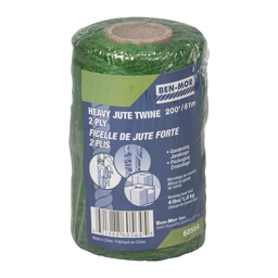 [10056788] BEN-MOR TWINE JUTE 200FT GREEN 2-STRAND (60564)