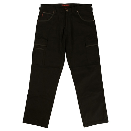 [10059020] TOUGH DUCK MENS STRETCH CARGO PANT BLACK (36Wx30)