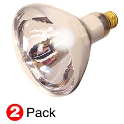 [10060554] DMB - SATCO 250W HEAT BULB CLEAR 2 PACK 