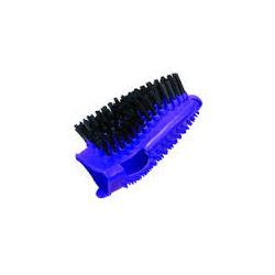 [10060814] GROOMING MITT BLUE PLASTIC