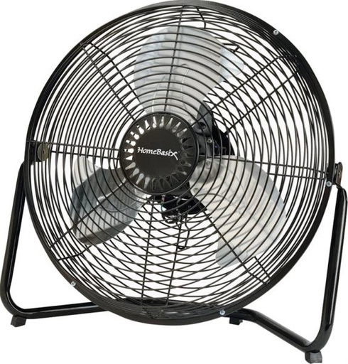 [10060938] POWERZONE FLOOR FAN 3-SPEED BLK 14"DIA 