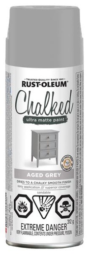 [10062394] RUSTOLEUM CHALKED SPRAY PAINT AGED GREY 340G 