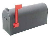 [10062956] DV - PRO-DF CURBSIDE MAILBOX BLACK PLASTIC