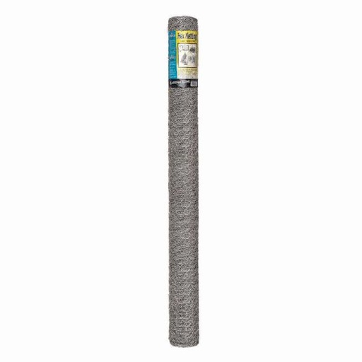 [10063380] JACKSON WIRE POULTRY NETTING 20GA 50'LX48"W, 1" HEX MESH GALV.