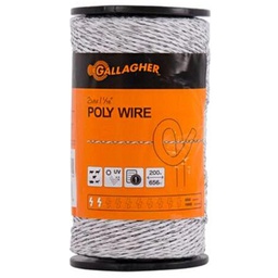 [126-000896] GALLAGHER 2MM/1/16&quot; 500M POLY WIRE 