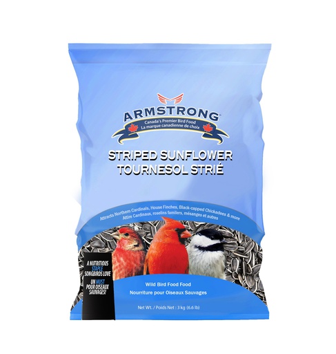 [10063668] ARMSTRONG STRIPED SUNFLOWER 3KG