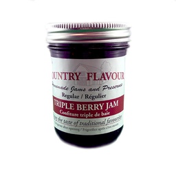 [224-99763] COUNTRY FLAVOUR 250ML TRIPLE BERRY JAM