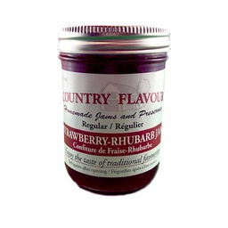 [10063788] COUNTRY FLAVOUR 250ML STRAWBERRY RHUBARB