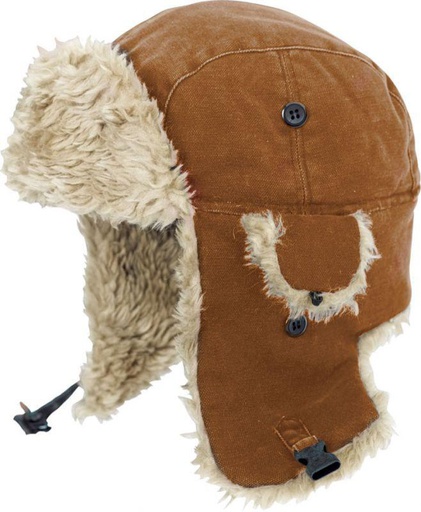 [10066332] TOUGH DUCK AVIATOR HAT BROWN (XL)