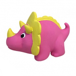 [10069680] DV - FOUFOU DOG DINO LATEX TOY TRICERATOPS