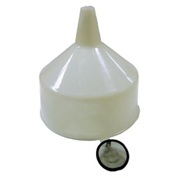 [10069900] DYNALINE FUNNEL INDUSTRIAL POLY W/ FILTER 144OZ CLEAR