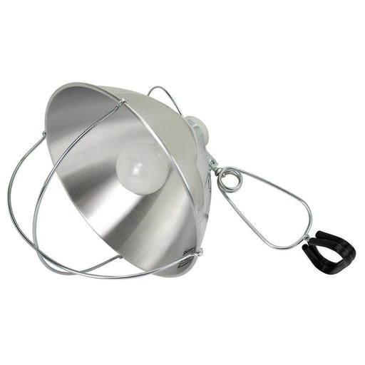 [10069956] POWERZONE BROODER LAMP W/CLAMP 10.5" ALUM. SHIELD 6' CORD