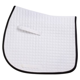 [10071572] DMB - CENTAUR IMPERIAL SADDLE DRESSAGE PAD WHITE WITH BLACK TRIM