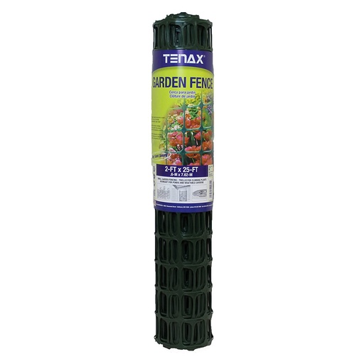 [10072682] TENEX GARDEN FENCE 2'x25' w 2" MESH GREEN