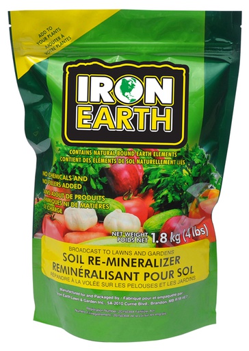 [10073782] IRON EARTH SOIL RE-MINERALIZER 1.8KG (4LB)
