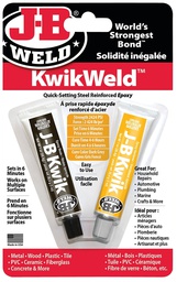 [10074420] J-B WELD EPOXY KWIKWELD TWIN TUBE FAST SETTING DARK GREY 2OZ