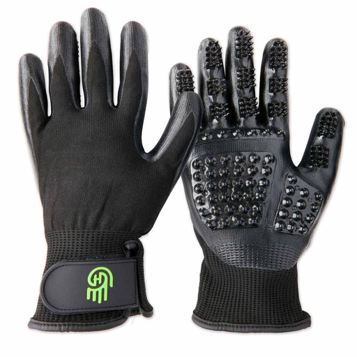 [10074942] HANDS-ON GROOMING GLOVE BLACK LRG