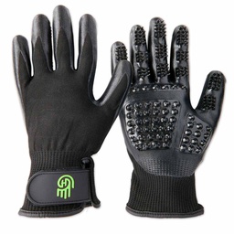 [118-000039] HANDS-ON GROOMING GLOVE BLACK XL