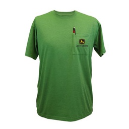 [10078176] DMB - JOHN DEERE  LOGO POCKET TEE GREEN MEDIUM