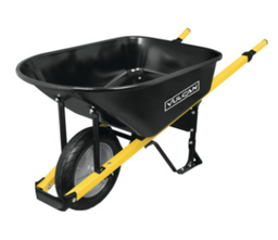 [178-018175] VULCAN 34472 6CU FT STEEL WHEELBARROW COMPLETE