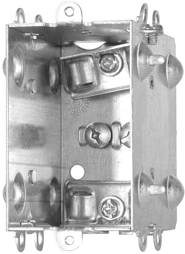 [10078900] HUBBELL DEVICE BOX STEEL SINGLE GANG 2X3X2.5D"