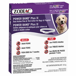 [10079162] DV - ZODIAC POWERBAND PLUS II DUAL ACTION COLLAR DOG/PUPPIES