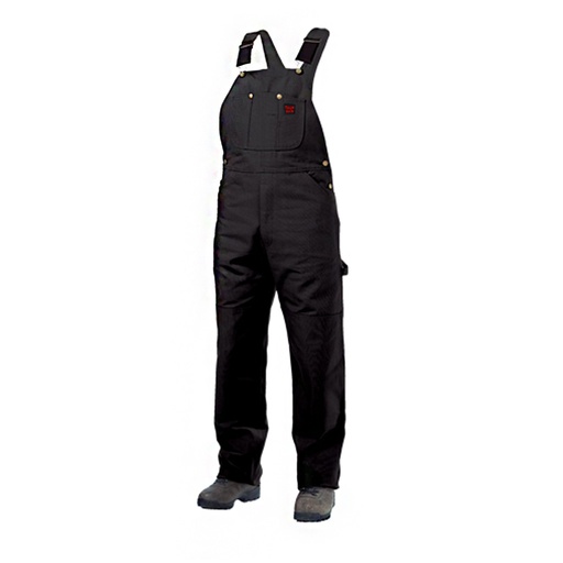 [10080666] TOUGH DUCK MENS UNLINED DUCK BIB OVERALL BLACK (XL)