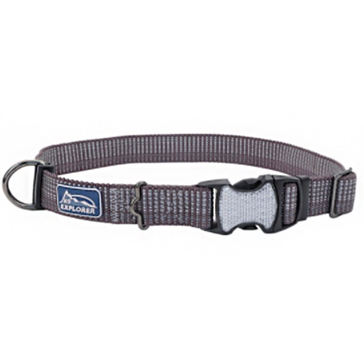 [10080902] COASTAL K9 EXPLORER REFLECTIVE ADJ COLLAR MOUNTAIN 5/8"X8-12"