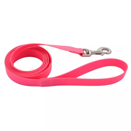 [10081034] DV - COASTAL PRO ADJ WATERPROOF LEASH FUSCIA 1"X6'
