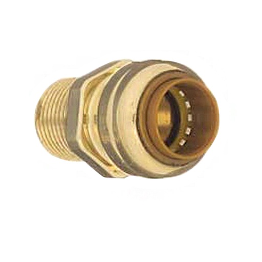 [10081646] AQUA-DYNAMIC 9492-603 PUSH FIT ADAPTER 1/2" BRS
