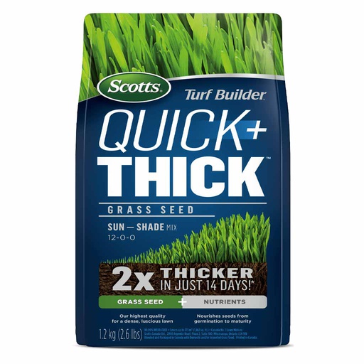 [10081918] SCOTTS TURF BUILDER QUICK + THICK GRASS - SUN/SHADE 1.2KG