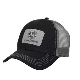 [219-010580] JOHN DEERE CAP TACTICAL PATCH W/ BACK MESH BLACK