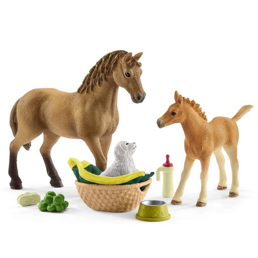 [10083000] SCHLEICH HC SARAH'S BABY ANIMAL CARE