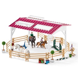 [10083024] DMB - SCHLEICH HC RIDING SCHOOL W/RIDERS AND HORSES