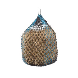 [118-499439] TOUGH 1 DLX TWO TONED SLOW FEED HAY NET BLK/TURQ