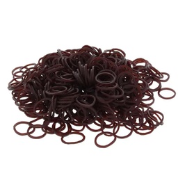 [118-7018BR] DR - WECAN BRAIDING ELASTICS 1/2&quot; BROWN