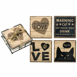 [10084124] DMB - CANDYM IS LOVE AND A CAT COASTER SET