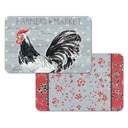 [10084162] DMB - CANDYM ROOSTER CALL PLACEMAT PLASTIC