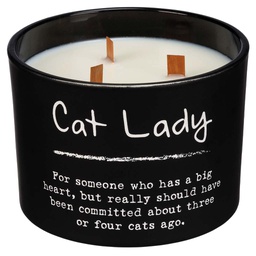 [10084212] DMB - CANDYM CAT LADY JAR CANDLE