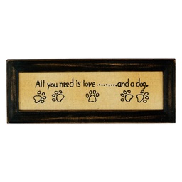 [10084218] DMB - CANDYM ALL YOU NEED IS LOVE, AND A DOG STITCHERY