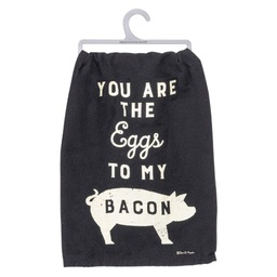 [10084254] DMB - CANDYM YOU ARE THE EGGS TO MY BACON DISH TOWEL